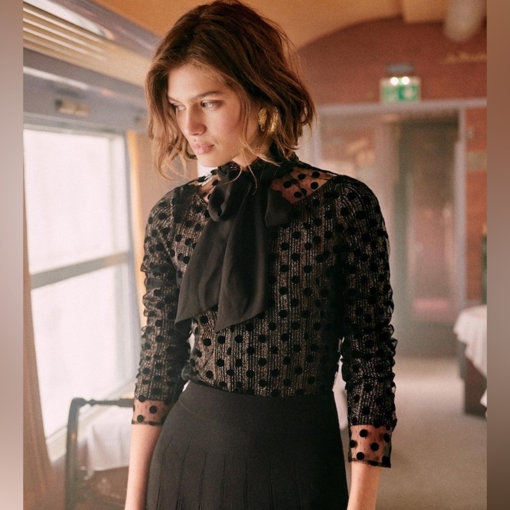 NWT Sezane Siam Blouse
